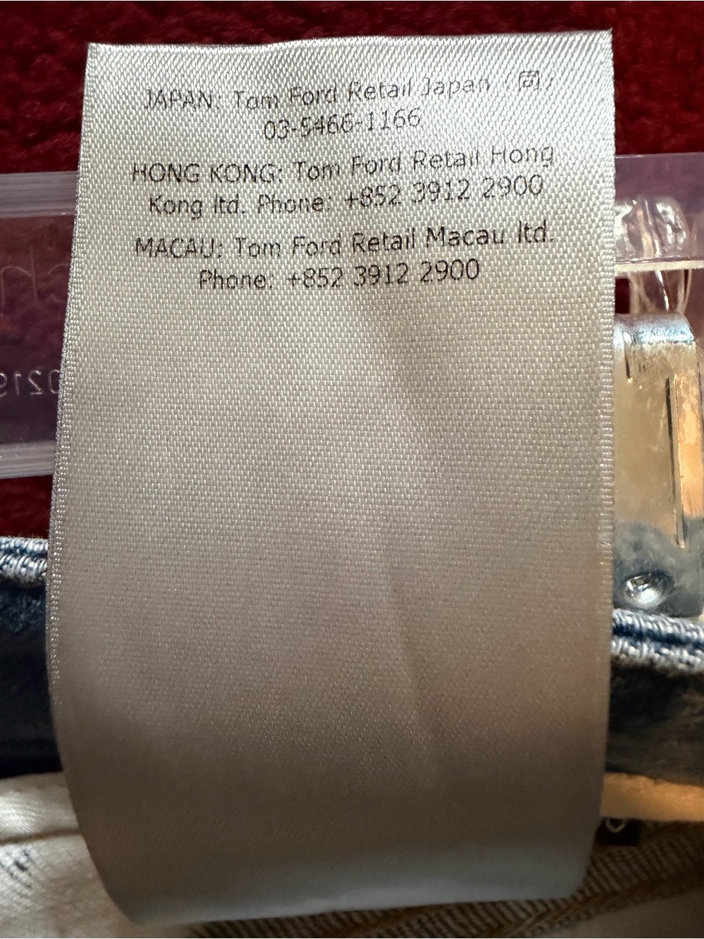 Tom Ford Tie Dye Bleached Blue Skinny Leg Denim Jeans with Branded Label 30 - Picture 10 of 10